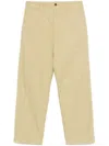 Visvim Wide Leg Chino Trousers Pockets In Neutral