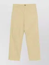 Visvim Wide Leg Chino Trousers Pockets In Neutral
