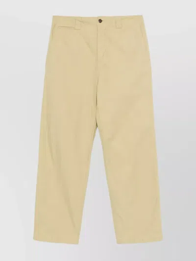 Visvim Wide Leg Chino Trousers Pockets In Neutral