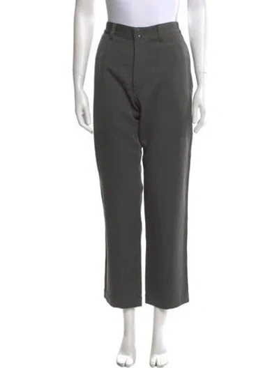 Pre-owned Visvim Wool Straight Leg Pants In Gray