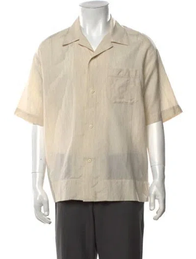 Pre-owned Visvim Wool Striped Shirt In Neutrals