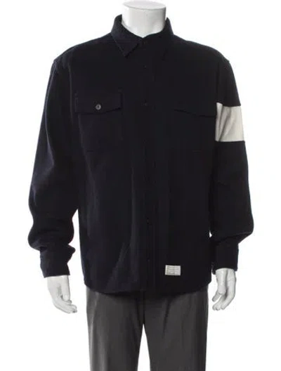 Pre-owned Visvim Wool Utility Jacket In Blue