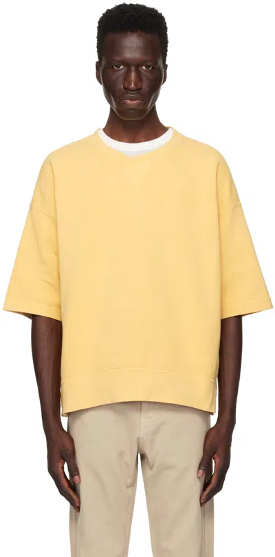 Visvim Yellow Jumbo Sb Sweatshirt In Mustard