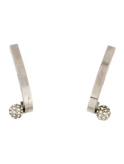 Pre-owned Vita Fede Crystal Stud Earrings In Multi