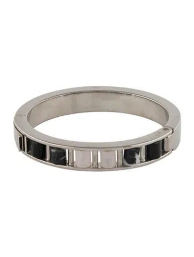 Pre-owned Vita Fede Multistone Hinged Bangle