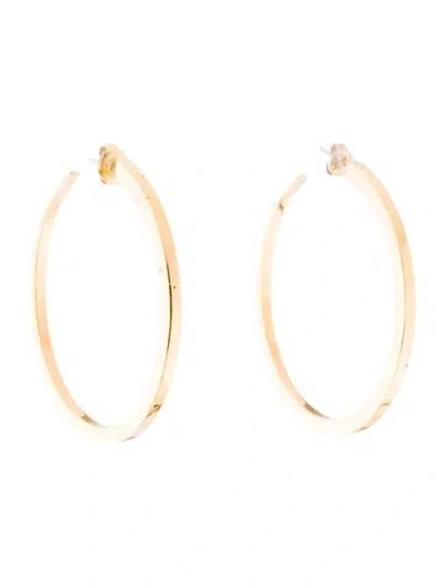 Pre-owned Vita Fede Tapered Hoop Earrings In Multi