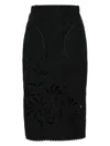 Vita Kin Sisi Cotton Midi Skirt In Black