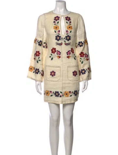 Pre-owned Vita Kin Linen Long Dress In Neutrals