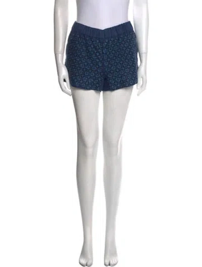Pre-owned Vita Kin Linen Mini Shorts In Blue