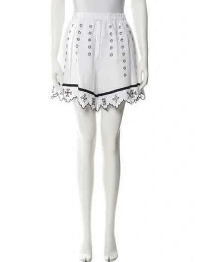 Pre-owned Vita Kin Linen Mini Shorts In Multi