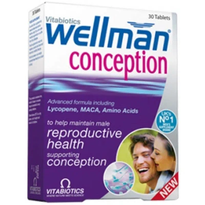 Vitabiotics Wellman Conception (30 Tablets) In White