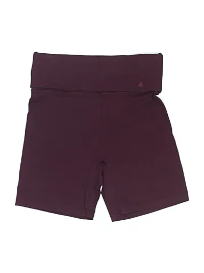 Pre-owned Vitality Athletic Shorts In Burgundy