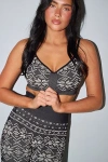 Vitality Baselayer Cinch Bra In Apres Ski, Women's At Urban Outfitters In Black