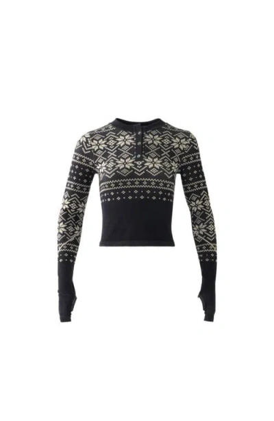 Vitality Baselayer Henley Top In Apres Ski