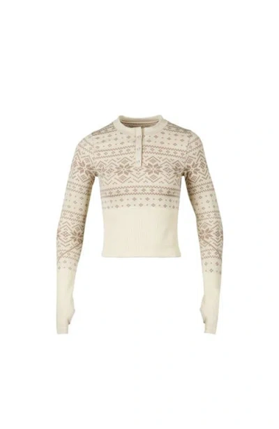 Vitality Baselayer Henley Top In Snowflake