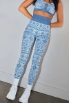Vitality Baselayer High Waisted Legging In Morning Frost, Women's At Urban Outfitters In Multi