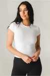 Vitality Basis Full Tee In Snow, Women's At Urban Outfitters In White