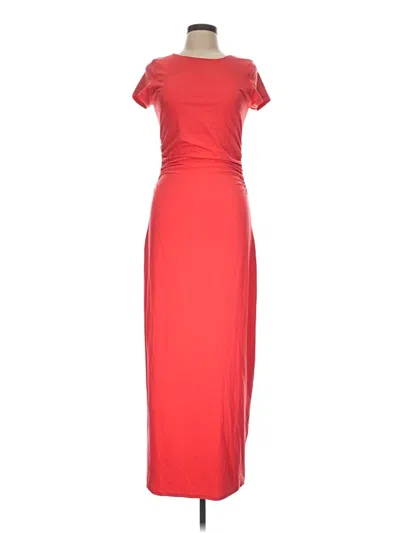 Pre-owned Vitality Casual Dress In Red