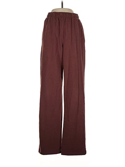 Pre-owned Vitality Casual Pants In Burgundy