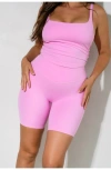 Vitality Cloud Ii Biker Short In Pink