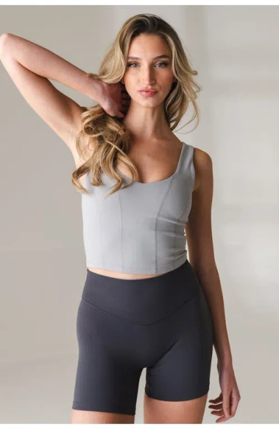 Vitality Cloud Ii Corset Tank In Gray