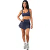 Vitality Cloud Ii Flutter Skort In Blue