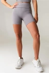 Vitality Cloud Ii Foldover Bike Short In Stone, Women's At Urban Outfitters In Gray