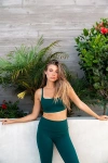 Vitality Cloud Ii Foldover Legging In Forest, Women's At Urban Outfitters In Green