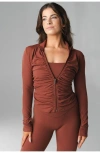 Vitality Cloud Ii Gather Jacket In Brown