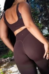 Vitality Cloud Ii High Waisted Legging In Espresso, Women's At Urban Outfitters In Brown