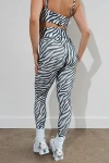Vitality Cloud Ii High Waisted Legging In Zebra Print, Women's At Urban Outfitters In Animal Print