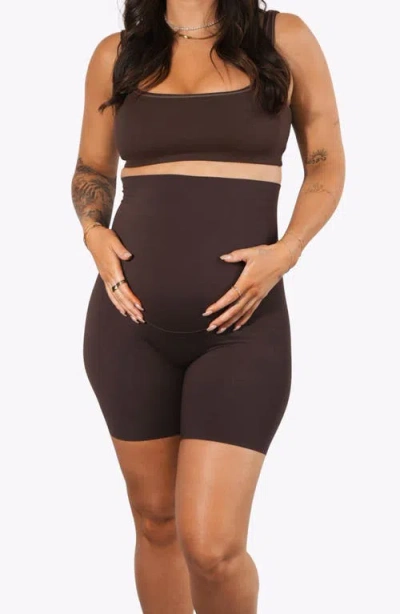 Vitality Cloud Ii Maternity Rider Short In Brown
