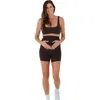 Vitality Cloud Ii Maternity Volley Short In Brown