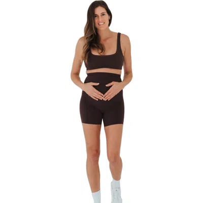 Vitality Cloud Ii Maternity Volley Short In Brown