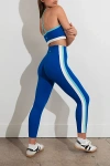 Vitality Cloud Ii Multi Crop Legging In River Contrast, Women's At Urban Outfitters In Blue