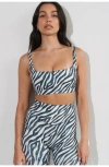 Vitality Cloud Ii Scoop Bra In Blue