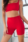 Vitality Cloud Ii Volley Bike Short In Cherry, Women's At Urban Outfitters In Red