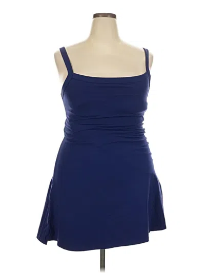 Pre-owned Vitality Cocktail Dress In Blue