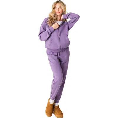 Vitality Cozy Uni Zip In Purple