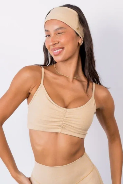 Vitality Daydream Gather Bralette In Neutral