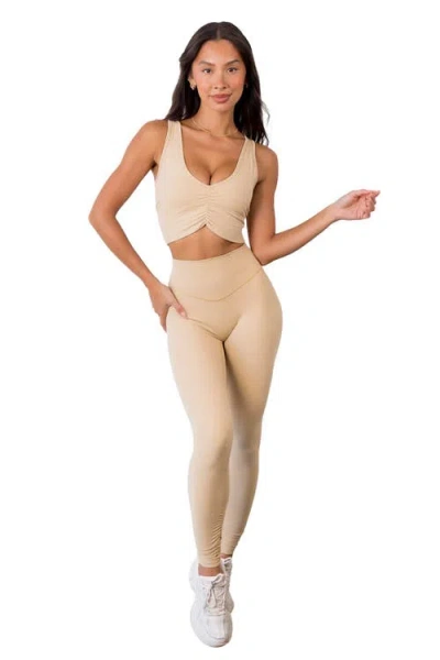 Vitality Daydream Gather Pant In Neutral