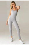 Vitality Daydream Stitch Jumpsuit In Gray