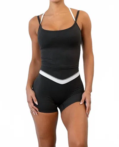 Vitality Daydream X Tank Top In Tuxedo In Multi