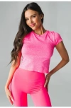 Vitality Energy Crew Tee In Pink