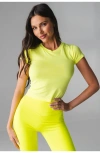 Vitality Energy Crew Tee In Yellow