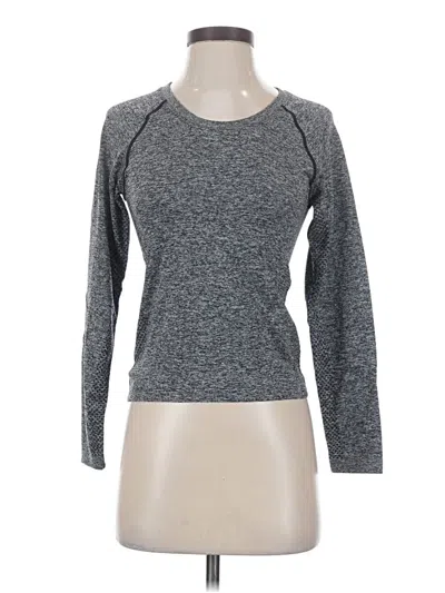 Pre-owned Vitality Long Sleeve T-shirt In Gray