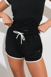 Vitality Motive Dolphin Short In Midnight Contrast, Women's At Urban Outfitters In Black