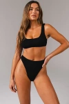 Vitality Oceana Midi Bikini Bottom In Midnight, Women's At Urban Outfitters In Navy