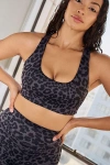 Vitality Pulse Core Sports Bra In King Cheetah Midnight, Women's At Urban Outfitters