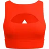 Vitality Pulse Keyhole Longline In Neon Coral